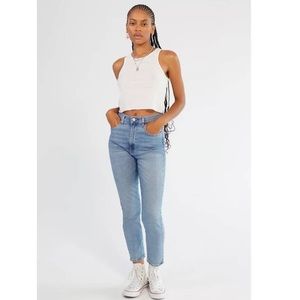BDG Girlfriend High Rise Cropped Jeans
